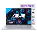 ASUS Vivobook 16X, Creator Laptop, Intel Core i5-13420H (16GB/512GB/RTX 3050/16.0" WUXGA/Windows 11 Home/Office Home 2024 + M365 Basic (1 Year Validity)*)