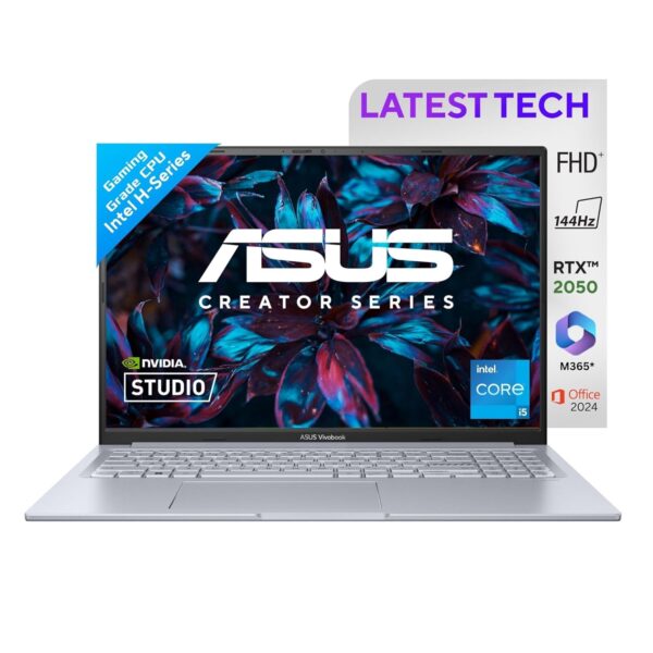 ASUS Vivobook 16X, Creator Laptop, Intel Core i5-12500H (16GB/512GB/RTX 2050/16.0" WUXGA/Windows 11 Home)