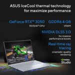 ASUS Vivobook 16X, Creator Laptop, Intel Core i5-13420H (16GB/512GB/RTX 3050/16.0" WUXGA/Windows 11 Home/Office Home 2024 + M365 Basic (1 Year Validity)*) - Image 4