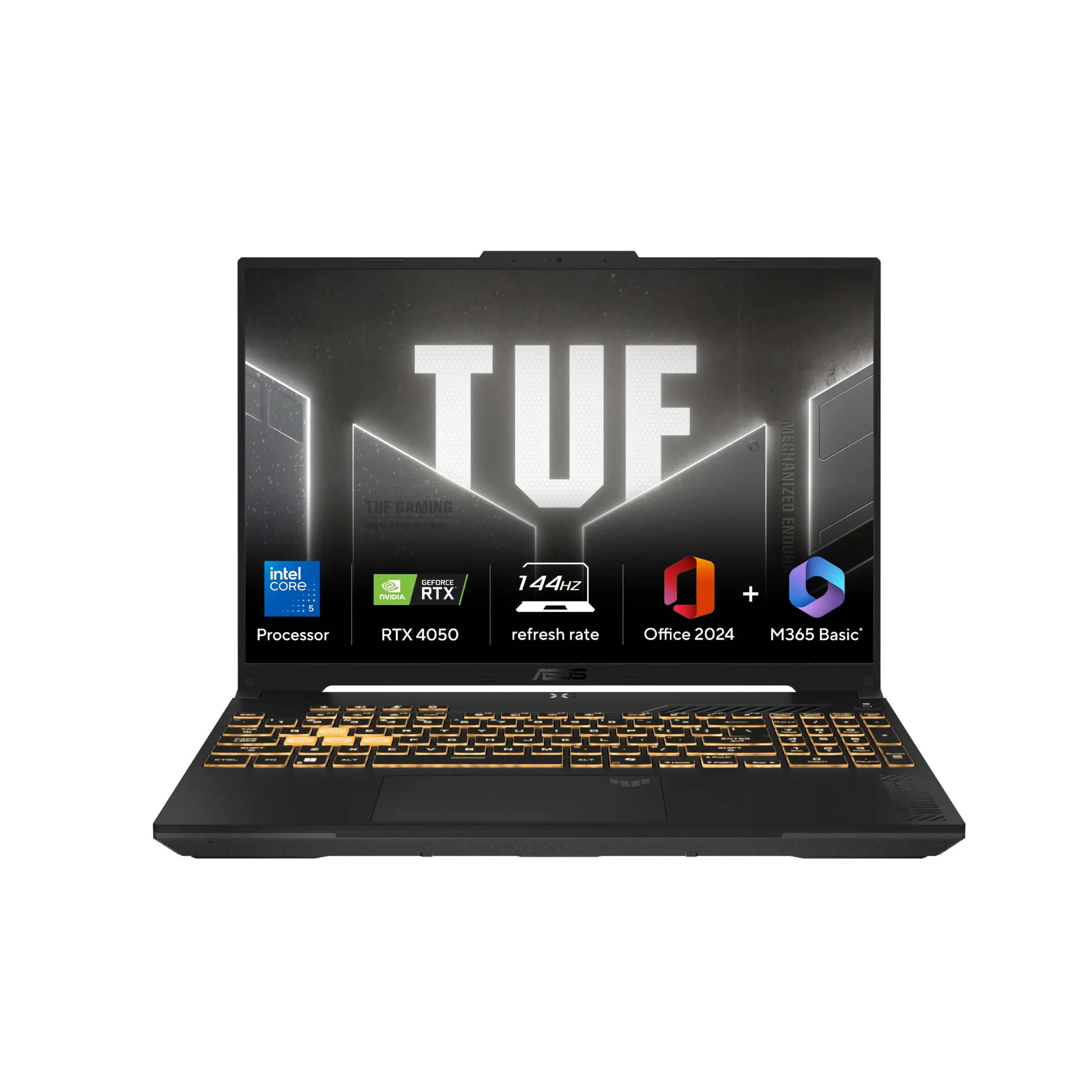 fx677vu-rl055ws_1_.jpg ASUS TUF Gaming F16, Gaming Laptop, Intel Core 5 210H, RTX 3050A GPU (16GB/512GB/40.64 cms (16) FHD+/Windows 11 Home) - Image 1